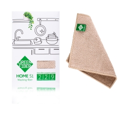 Green Fiber HOME S1, Файбер для мытья посуды, бежевый